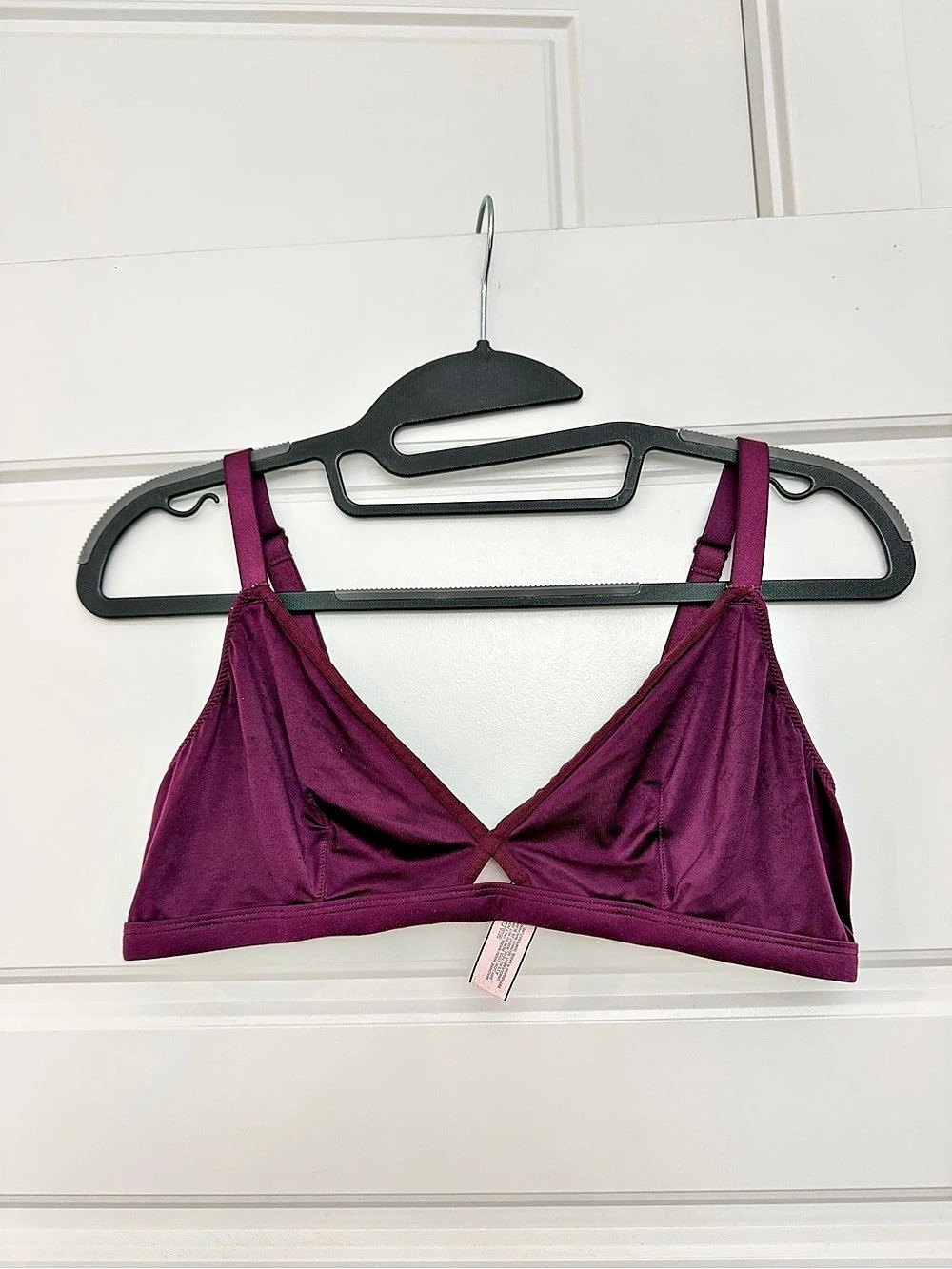 Victoria's Secret Plum Satin Bralette